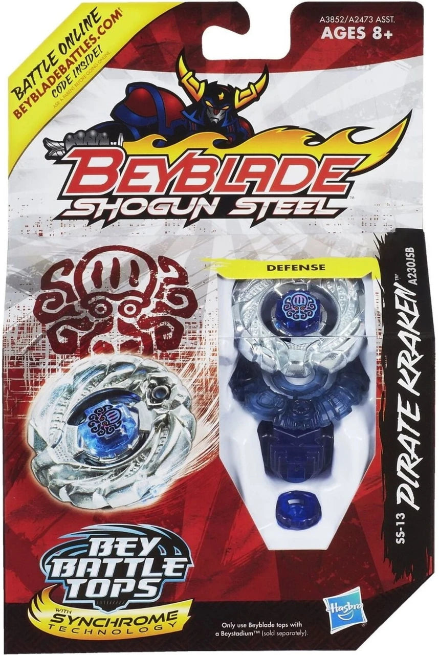 Beyblade Shogun Steel Pirate Kraken A230JSB SS-13 Hasbro Zero-G NIB