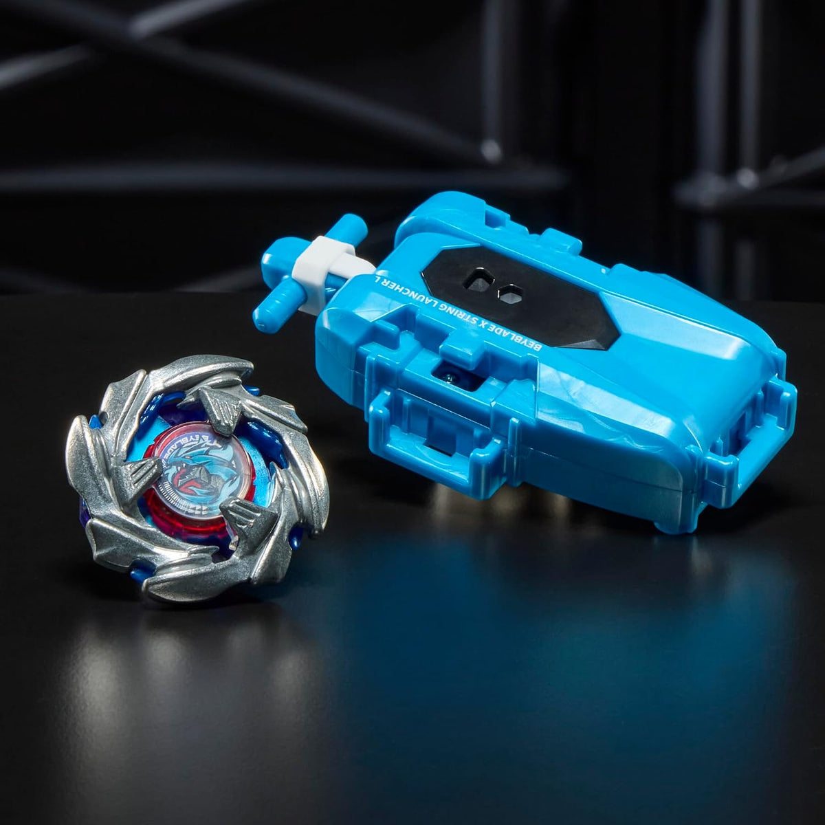 Beyblade X Cobalt Dragoon 2-60C Deluxe Left-Spin String Launcher Set NIB