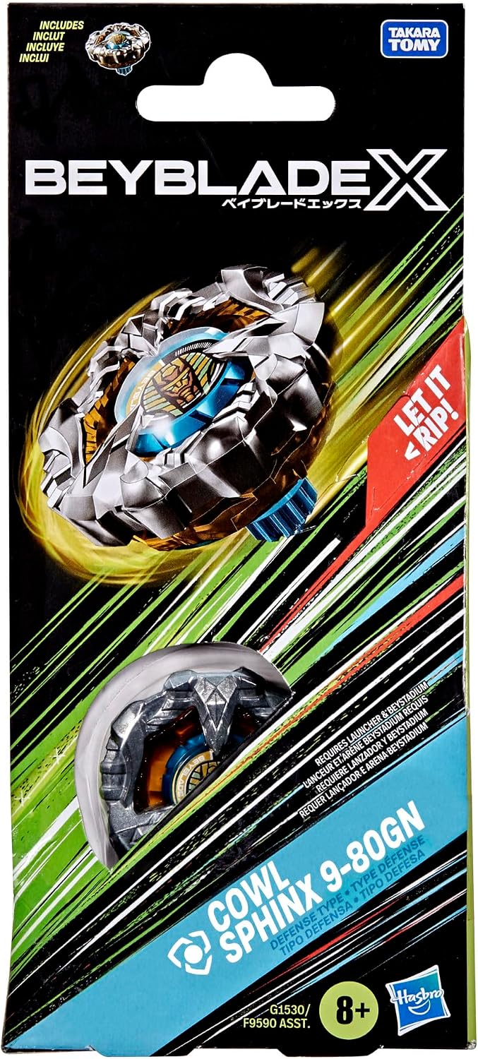 Beyblade X Cowl Sphinx 9-80GN Booster Pack Defense Type Hasbro NIB